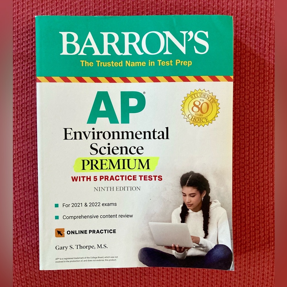 Barron’s AP Environmental Science Premium Test Prep Book